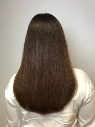 ロング 青野 文香のヘアスタイル