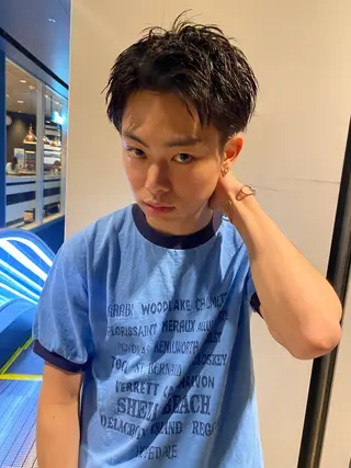 ショート メンズ charme所属・💈メンズカット ✂︎伊藤大輝💈のヘアスタイル