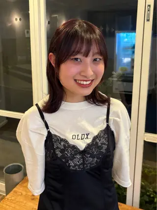 カラー YARD.所属・渡邊 こころのヘアスタイル