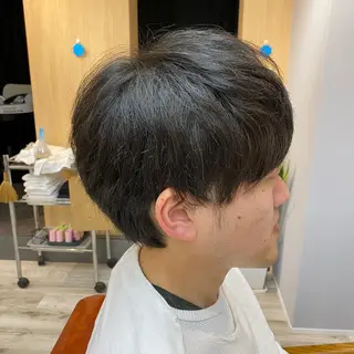 メンズ 透明感カラー✨ 酸性ストレート特化のヘアスタイル