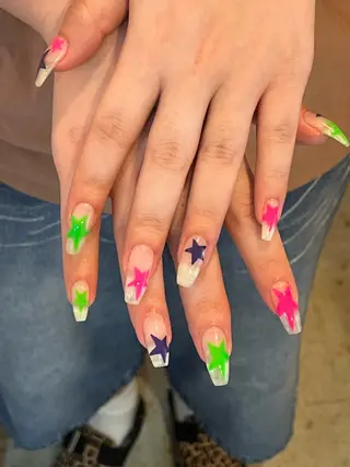 ネイル 文 /個性派ネイルのネイルデザイン