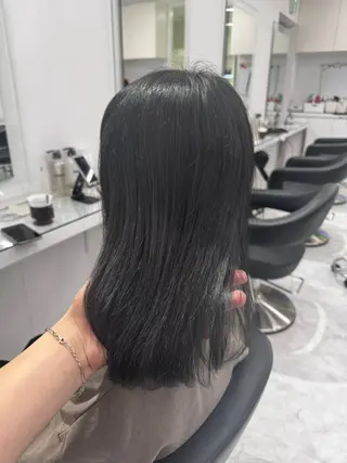 ロング カラー ヘアアレンジ 透け上品ハイトーン 職人ゆうと🤍のヘアスタイル