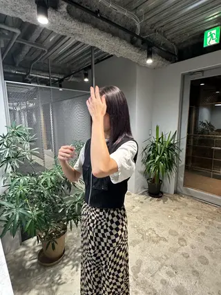 ミディアム カラー 骨格・似合わせカット 【原宿】Fukaのヘアスタイル