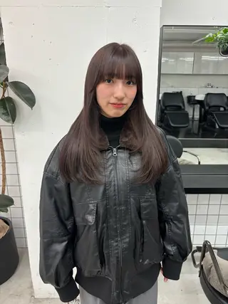 ロング カラー 夕羽夢🍓矢場/ 透明感カラーのヘアスタイル