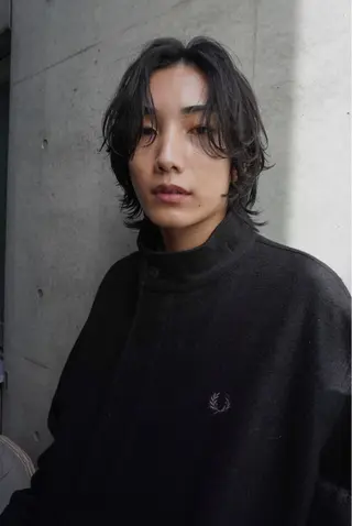 メンズ マナミ カラー パーマモデル募集💫のヘアスタイル