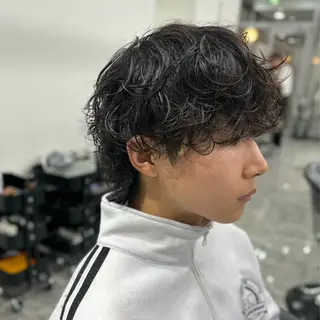 パーマ メンズ 🍐シャドウパーマ メンズ特化/守岡🍐のヘアスタイル