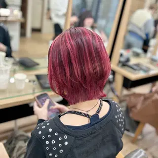 ミディアム カラー 🎀オタク美容師艶髪 カラーERINA🎀のヘアスタイル