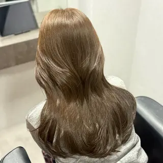 ロング カラー 髪質改善Ⅰ透明感 艶カラーⅠたつやのヘアスタイル