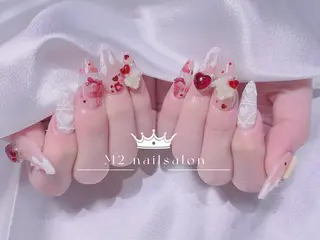 ネイル 長さだし専門店 M2　rikaのネイルデザイン