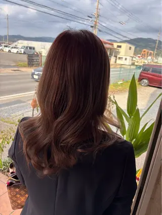 セミロング カラー hair brand shigeki所属・古居 奨麻のヘアスタイル