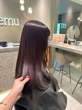 ロング カラー 高松 沙耶のヘアスタイル