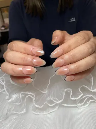 ネイル るか/透明感 カラー/アレンジのヘアスタイル