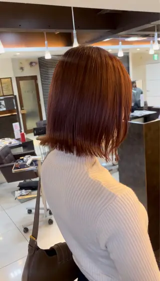 ミディアム カラー 🤎韓国ヘア ベージュ まゆか🤎のヘアスタイル