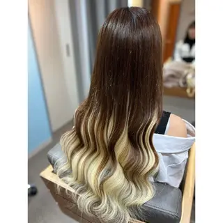 ロング 指名人気１位❤️韓国 エクステ🐯mi🐾のヘアスタイル