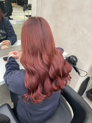 ロング カラー ヘアアレンジ 💗横浜美容室 💗HARUNAのヘアスタイル