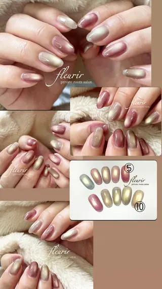 ネイル フルリール 【プライベートサロンのネイルデザイン