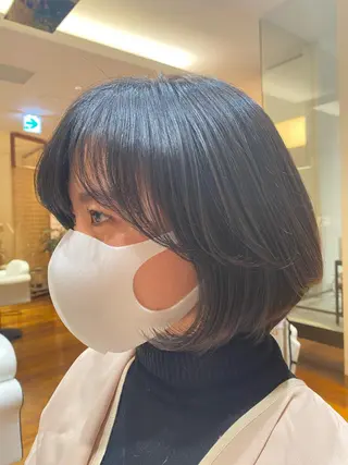 ミディアム 松崎 遼大のヘアスタイル