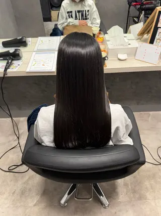 ロング パーマ 個室美容室miyuu hair&spa所属・加藤 あおいのヘアスタイル