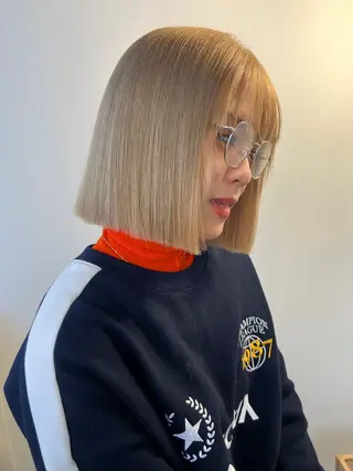 ショート 村上 綾音のヘアスタイル