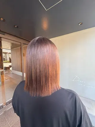 ミディアム 🎀韓国レイヤー/透 明感カラー/airiのヘアスタイル