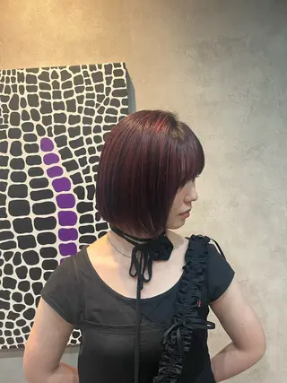 ショート カラー ⭐️GANNI ⭐️小久保沙紀のヘアスタイル