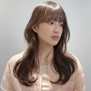 ロング レイヤー/パーマ/ 艶カラー/💚千琴のヘアスタイル