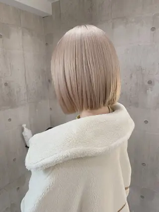 ミディアム カラー ヘアアレンジ 💕ブリーチ/ヘアメ 🎀YUUKAのヘアスタイル