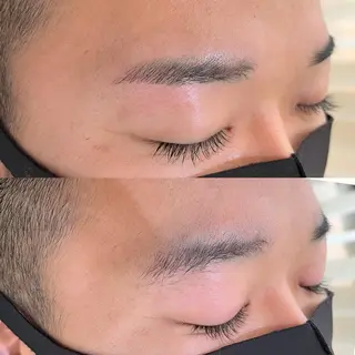 メンズ アイブロウ GO TODAY SHAiRE SALON所属・𓂃◌𓈒𓐍 shioriのマツエク・マツパデザイン