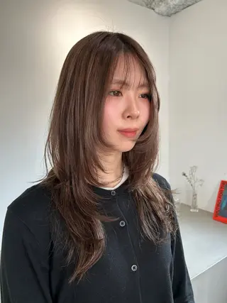 ロング カラー ヘアアレンジ 🎀suzuna 透明感colorのヘアスタイル