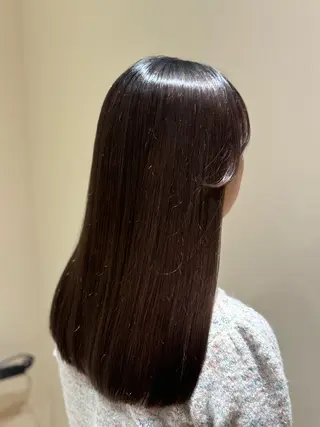 ロング 黒島優香🦋 /縮毛矯正/髪質改善のヘアスタイル