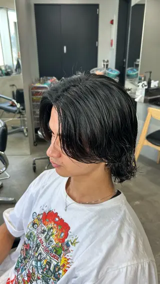 パーマ メンズ 藤平海音/fifth PARKのヘアスタイル