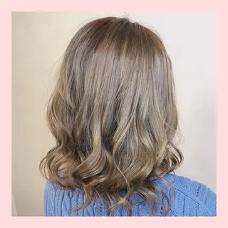 ミディアム カラー🫧アレンジ 🎀REIMIのヘアスタイル