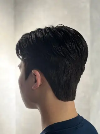 ショート パーマ メンズ 韓国メンズヘア/ ダウンパーマ/歩夢のヘアスタイル