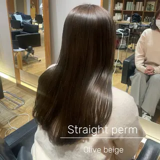 ロング カラー 縮毛矯正/レイヤー /ひかるのヘアスタイル