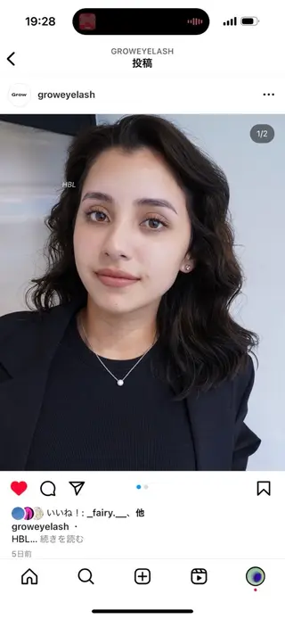 アイブロウ 石川 陽菜のマツエク・マツパデザイン