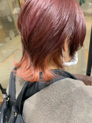 ショート カラー パーマ ヘアアレンジ 近藤千翔🩵 髪質改善Periodのエステ・リラクイメージ