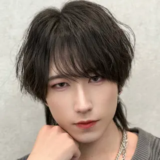 ミディアム メンズ メンズZina代表 田端 麗治のヘアスタイル