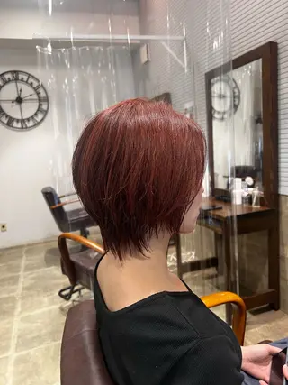 ショート ビラデルソルmaRe所属・山口 莉々香のヘアスタイル