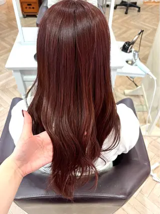 ロング カラー 髪質改善サロンLOUIMADNA栄店所属・🌈縮毛矯正特化 杉浦　夏生のヘアスタイル