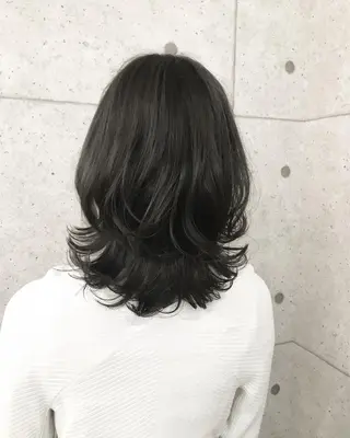 ミディアム ヘアセット☆ 髪質改善カラー☆まいのヘアスタイル
