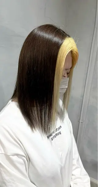 ミディアム カラー 中川 もえか【明石】のヘアスタイル