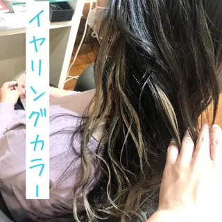 セミロング カラー 大阪長居🌱野見山 卓也のヘアスタイル