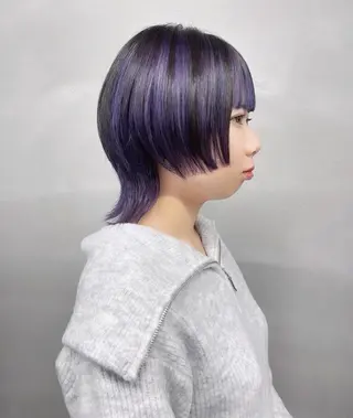 ショート 柏 ウルフ/レイヤー 田中佐和🐺のヘアスタイル