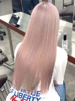 ロング カラー 似合わせカット/ ハイトーン/aoiのヘアスタイル