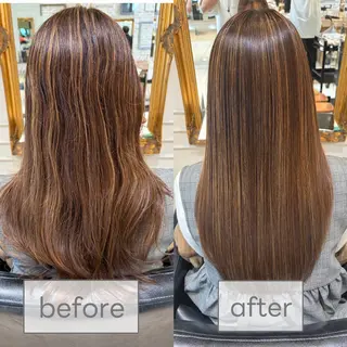 ロング 髪質改善/美髪 韓国風/ミヤビのヘアスタイル