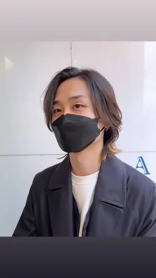 ミディアム カラー メンズ 全国1位🥇世界5位 小野田　礼花のヘアスタイル