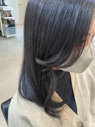 セミロング 銀座⚜️【脱白髪染め 美髪矯正】トグチのヘアスタイル