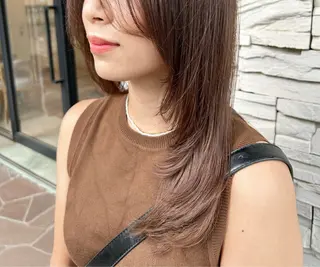 ロング ゆうき あすかのヘアスタイル