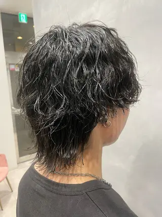 パーマ メンズ PANOL 秀島のヘアスタイル