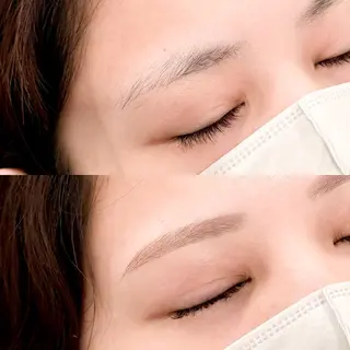 アイブロウ 🫧マツエク×パーマ 🫧束感/sanaeのマツエク・マツパデザイン